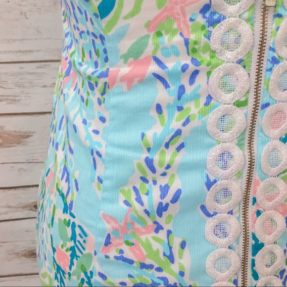Lilly Pulitzer Cathy Shift in Blue Heaven - Picture 7 of 11
